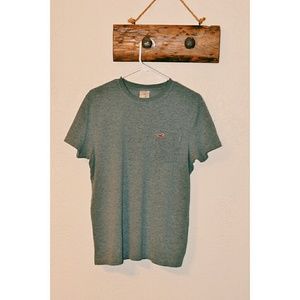 Solid Gray Hollister Short Sleeve Shirt